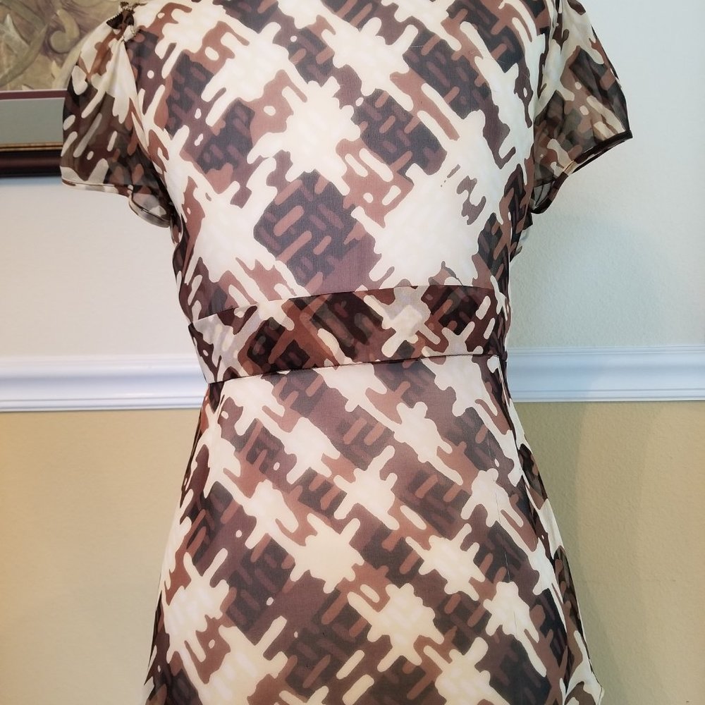 Diane Von Furstenberg Silk Blouse Size 10 - Picture 5 of 8